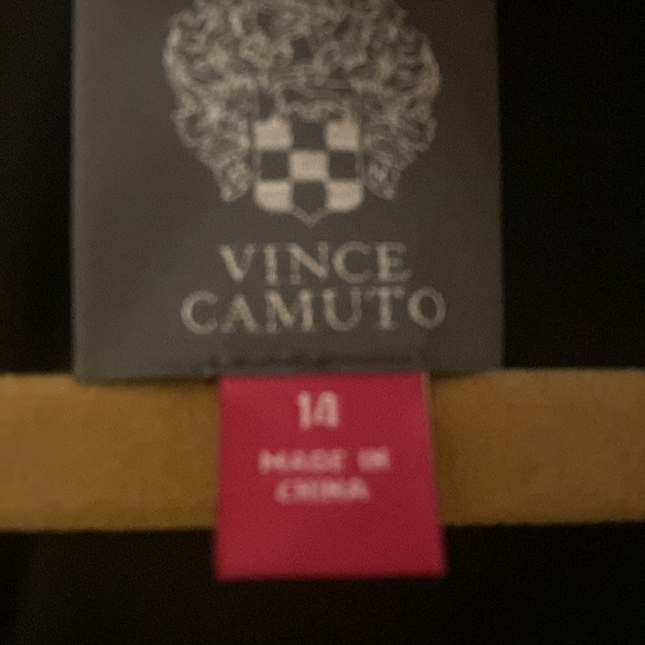 Stunning Vince Camuto Bronzed Animal Print Dress Size 14! - Picture 7 of 9